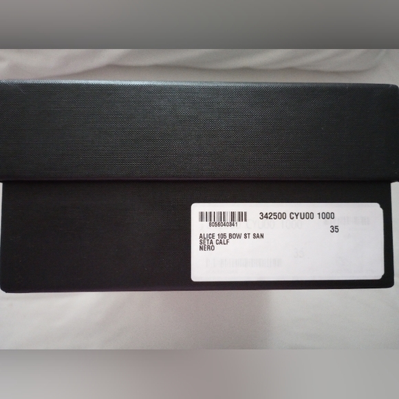 Saint Laurent 105mm Alice Bow Sandals Women's Size: E-35/US-5 - Picture 3 of 15